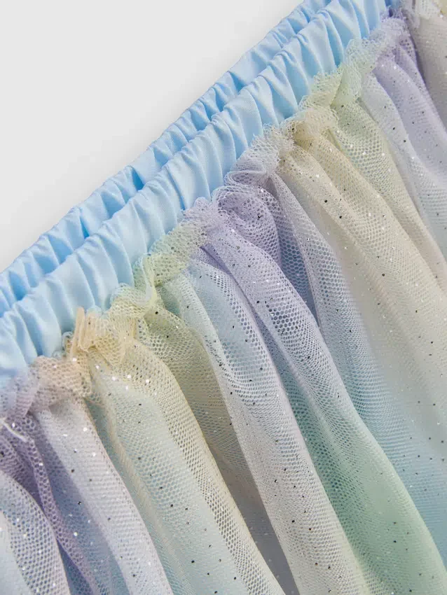 1-9 anos | Conjunto de t-shirt e saia tutu das Princesas da Disney