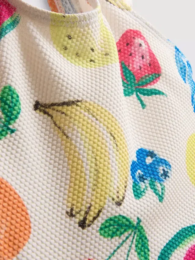 1-9 anos | fato de banho com estampado de frutas