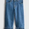 1-9 anos | Jeans com bainha com folhos