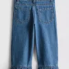 1-9 anos | Jeans com bainha com folhos