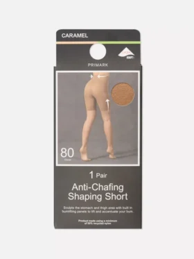 1 pacote de calções modeladores anti-fricção