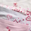 2-15 anos | Conjunto de 6 cuecas de cintura baixa com motivos de graffiti