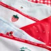 2-15 anos | Conjunto de 6 cuecas de cintura baixa com padrão de morangos
