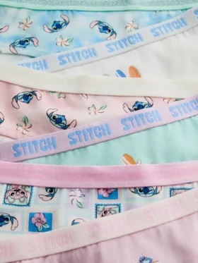 2-15 anos | Conjunto de 6 cuecas hipster do Stitch da Disney