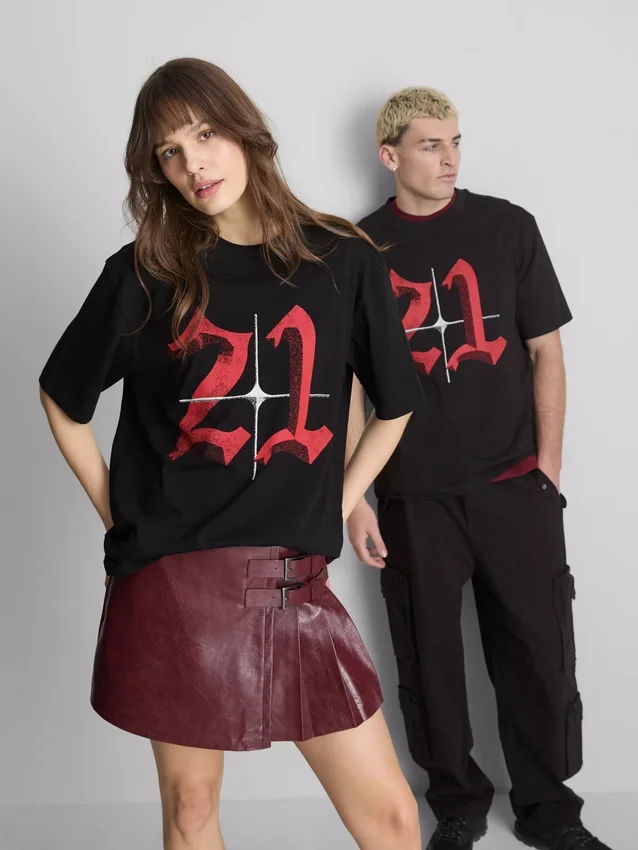 21 t-shirt de manga curta «Savage»