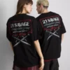 21 t-shirt de manga curta «Savage»