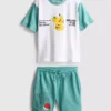 3-9 anos | Conjunto de camisas e calções Pokémon