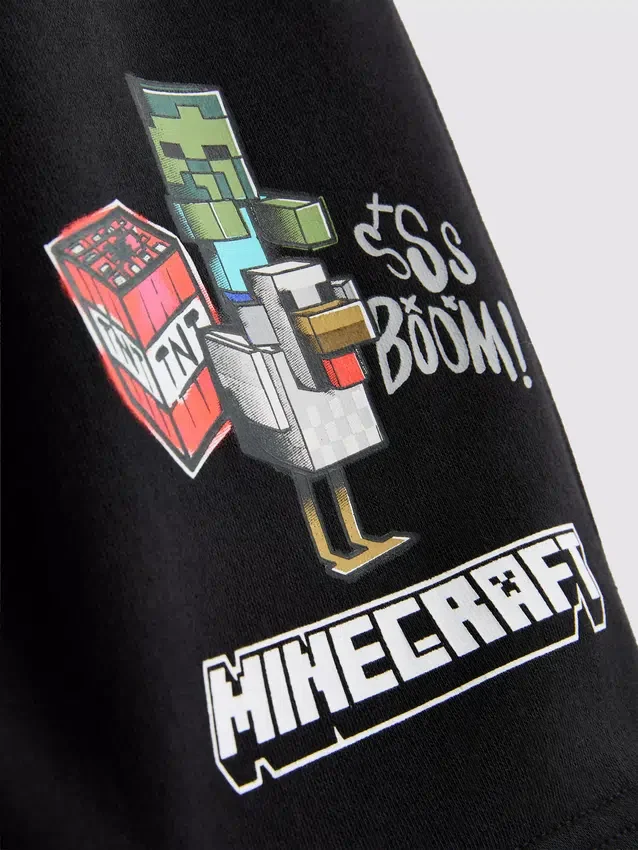 5-15 anos | calções Minecraft