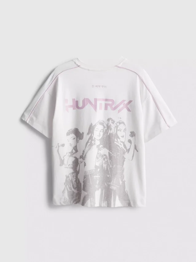 5-15 anos | Camisa K-Pop Demon Hunters Huntr/X