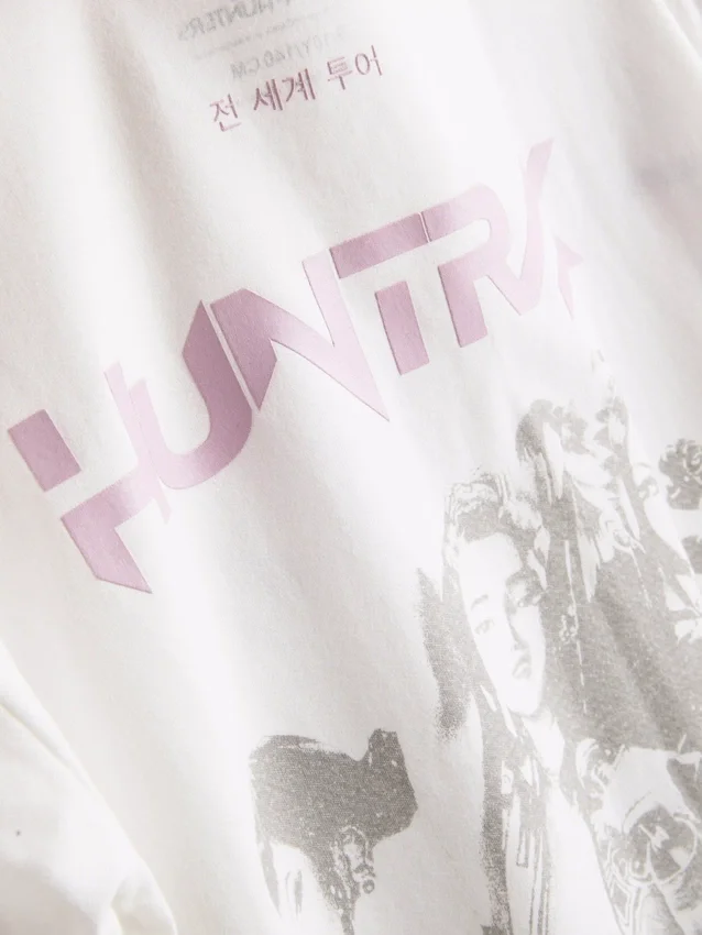 5-15 anos | Camisa K-Pop Demon Hunters Huntr/X