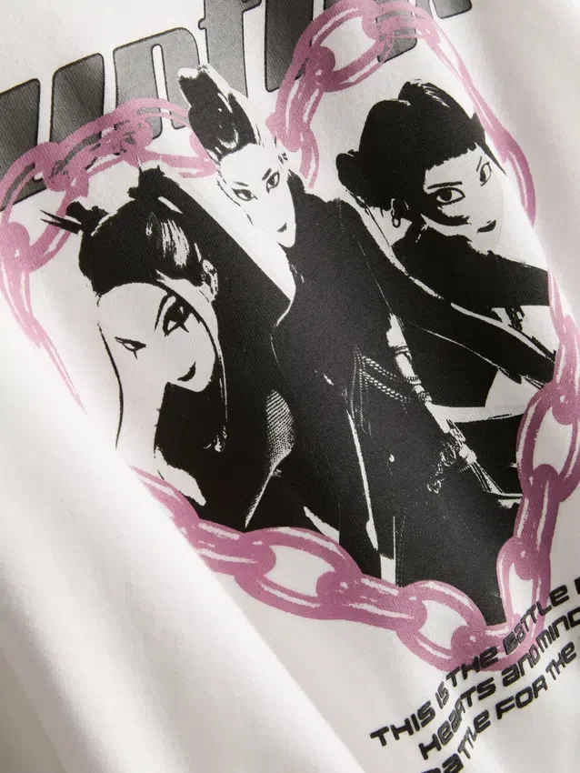 5-15 anos | Camisola «K-Pop Demon Hunters»
