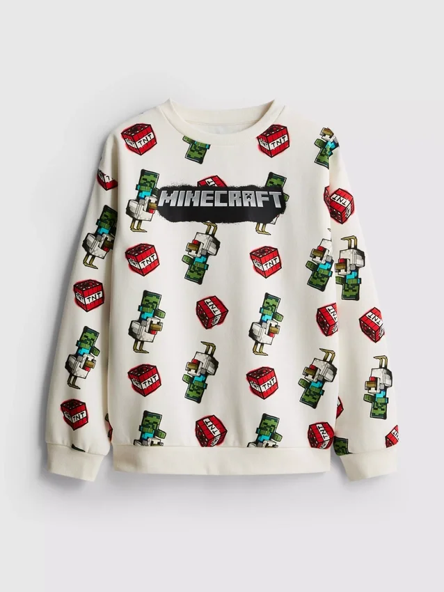 5-15 anos | camisola Minecraft
