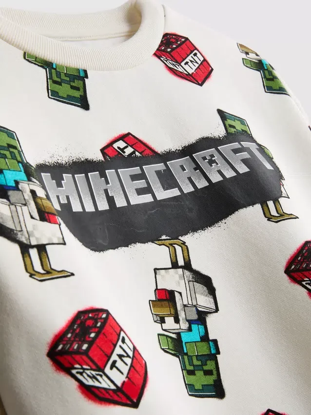 5-15 anos | camisola Minecraft