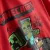 5-15 anos | T-shirt com motivo do Minecraft