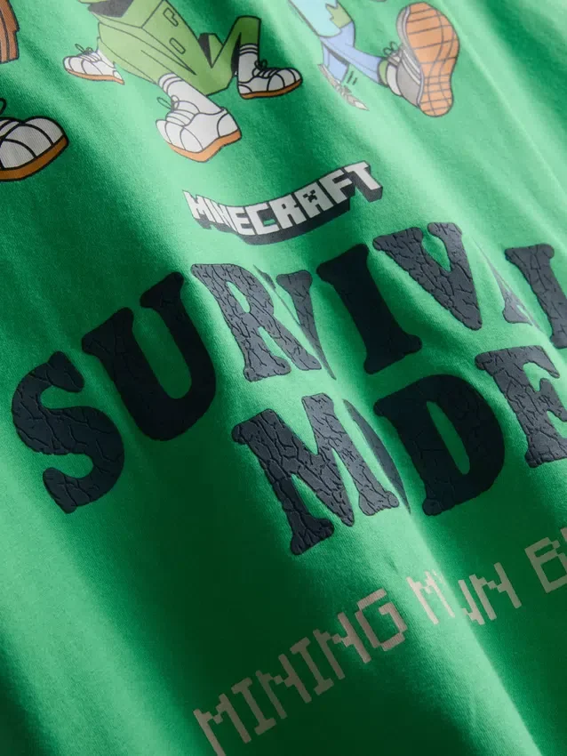 5-15 anos | t-shirt Minecraft