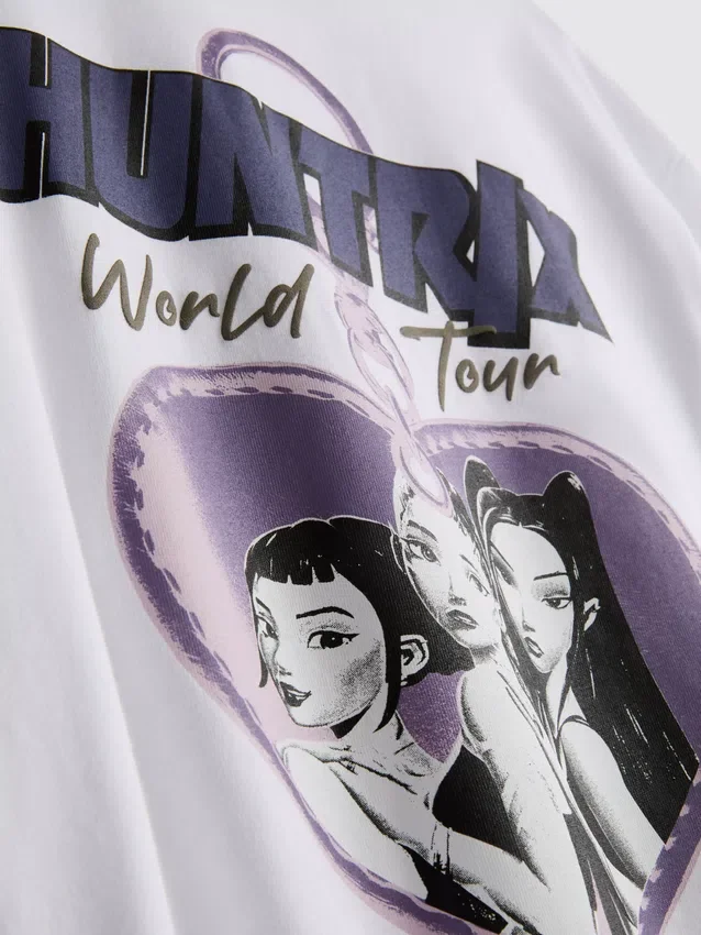 5-15 anos | T-shirt oversized K-Pop Demon Hunters