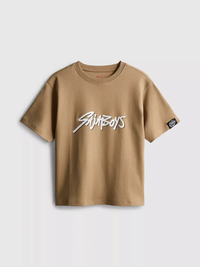 6-15 anos | Camisa com gráfico dos Meninos Saja da série «K-Pop Demon Hunters»