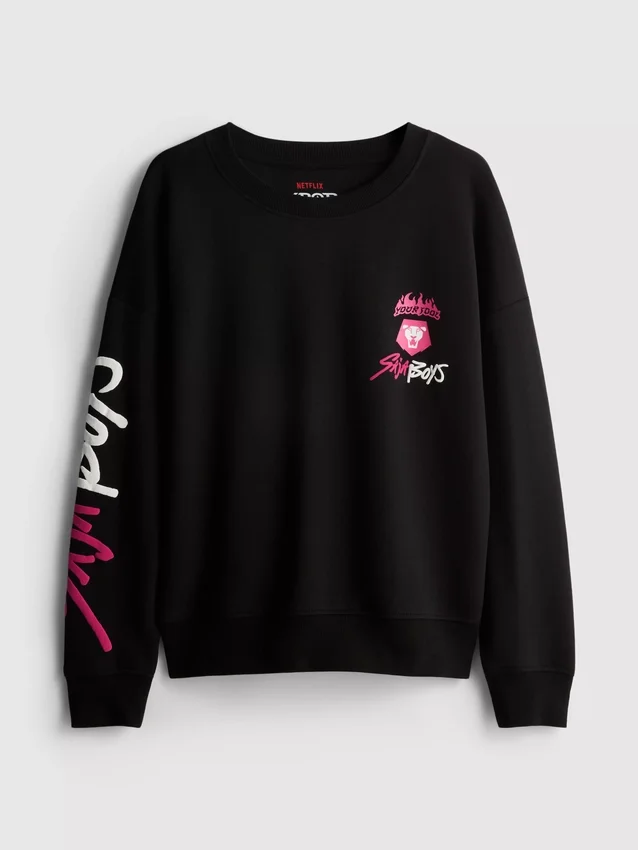 6-15 anos | Camisola com estampado «K-Pop Demon Hunters»