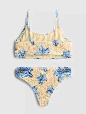 7-15 anos | biquíni estampado com franzido