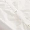 7-15 anos | blusa com decote quadrado franzido