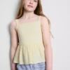 7-15 anos | blusa com laço franzido