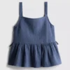 7-15 anos | blusa com laço franzido