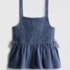 7-15 anos | blusa com laço franzido