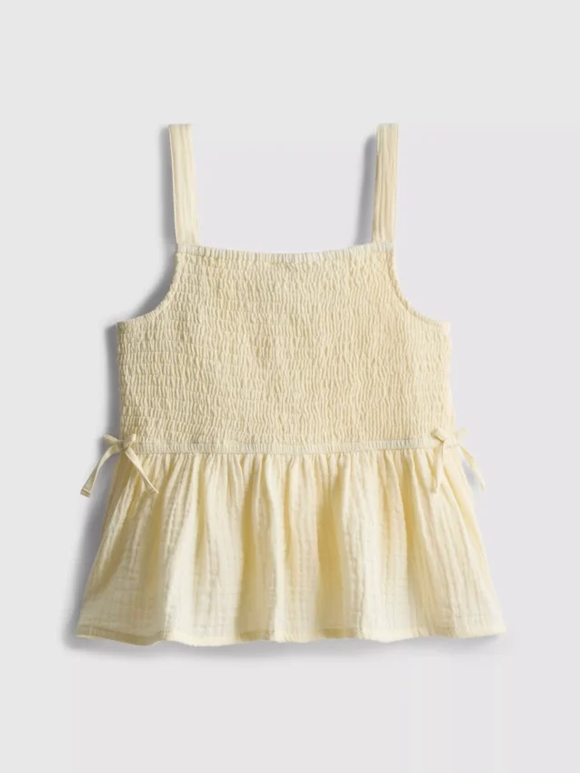 7-15 anos | blusa com laço franzido