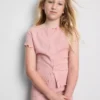 7-15 anos | blusa com textura enrugada