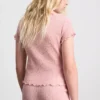 7-15 anos | blusa com textura enrugada