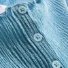 7-15 anos | blusa com textura enrugada