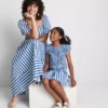 7-15 anos | blusa às riscas com franzido