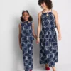 7-15 anos | blusa sem mangas bordada