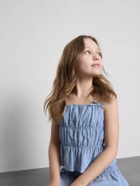7-15 anos | blusa tipo smock