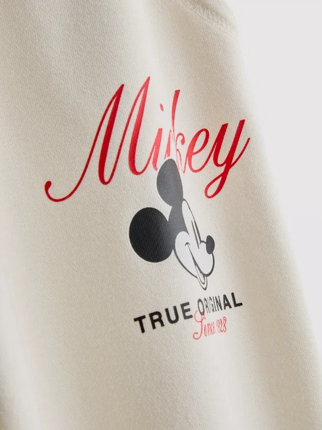 7-15 anos | Calças de fato de treino com bainha da Disney - Mickey Mouse
