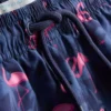 7-15 anos | calções de banho com padrão de flamingos