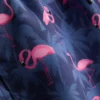 7-15 anos | calções de banho com padrão de flamingos