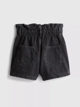 7-15 anos | calções de ganga estilo «paperbag»