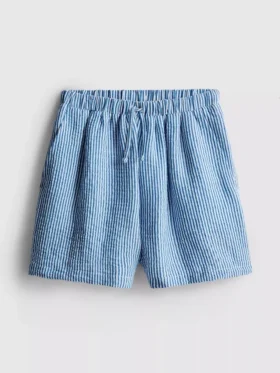 7-15 anos | calções de seersucker