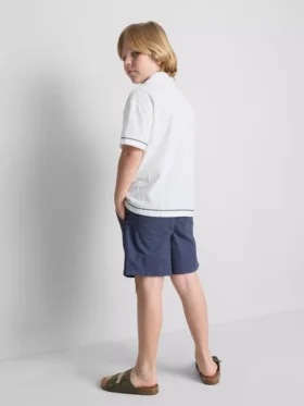 7-15 anos | Camisa com bordado de peixe