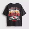 7-15 anos | Camisa com lavagem ácida dos Kansas City Chiefs da NFL