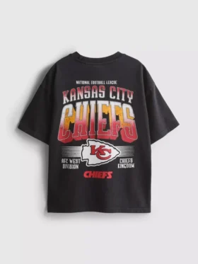 7-15 anos | Camisa com lavagem ácida dos Kansas City Chiefs da NFL