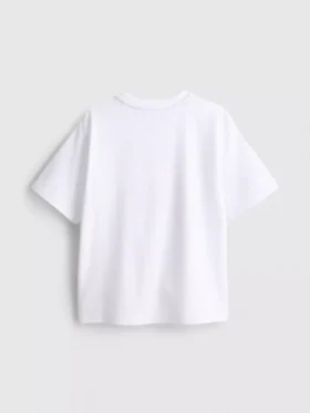 7-15 anos | Camisa com padrão de frutas e textura