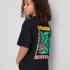 7-15 anos | camisa com padrão floral texturado