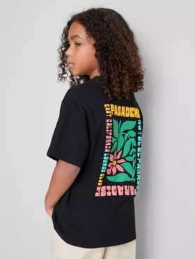 7-15 anos | camisa com padrão floral texturado