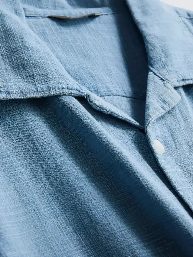 7-15 anos | camisa com textura