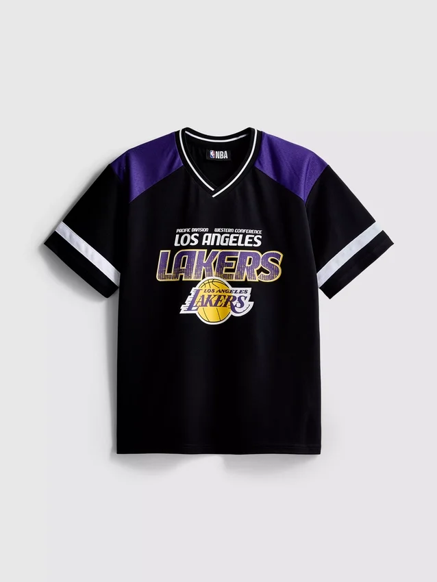 7-15 anos | Camisa em malha dos Los Angeles Lakers da NBA