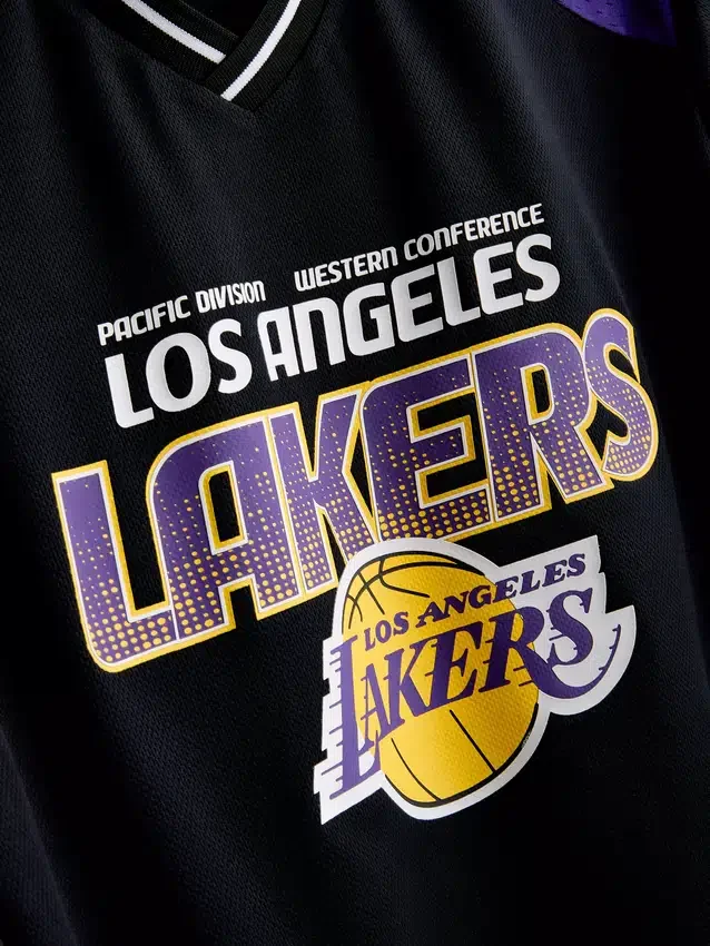 7-15 anos | Camisa em malha dos Los Angeles Lakers da NBA