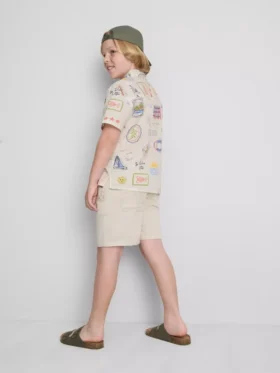 7-15 anos | camisa estampada