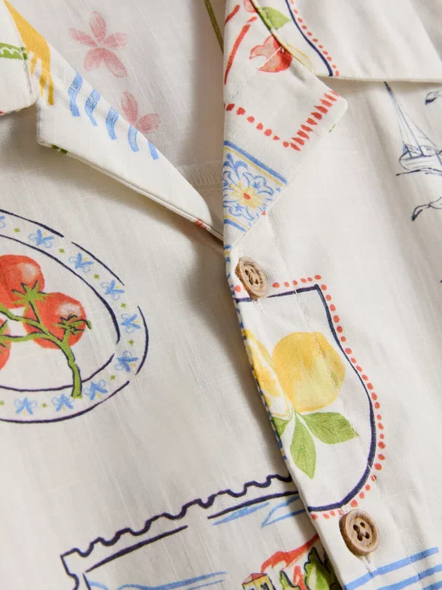 7-15 anos | camisa estampada